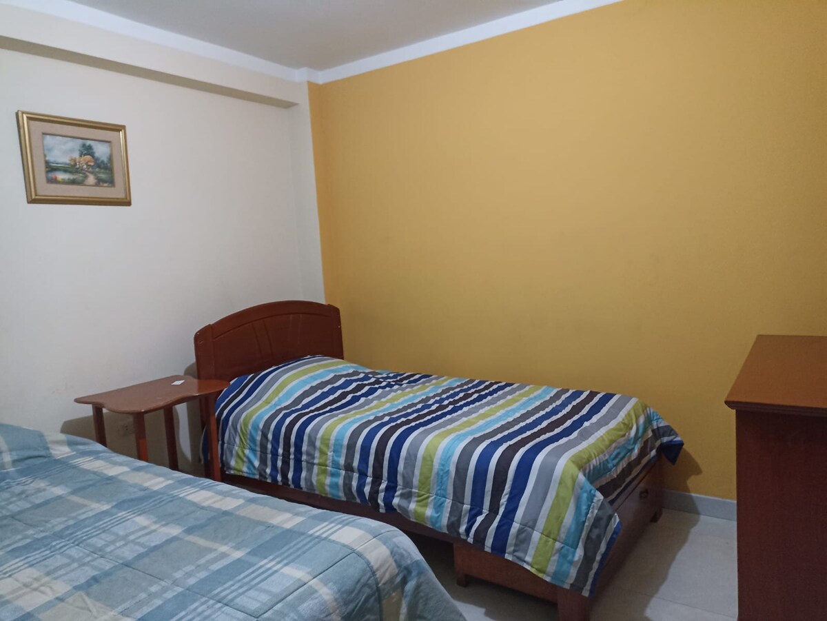 Two bedrooms (4 beds) / Family house