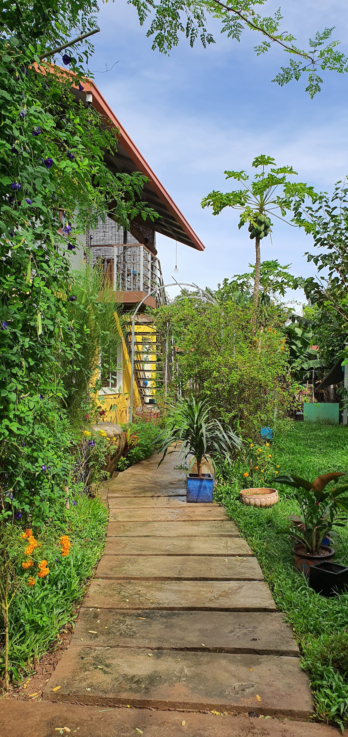 Cambodian village living style