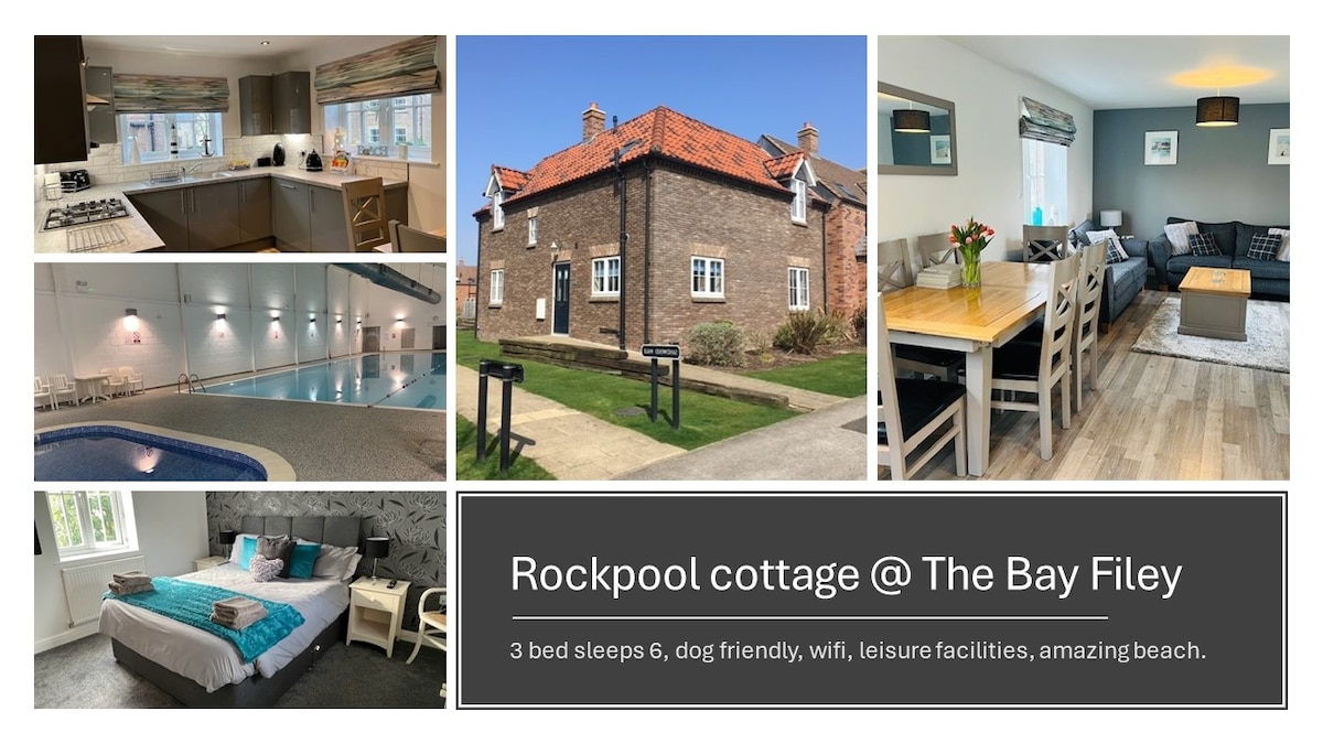 Rockpool cottage The Bay Filey, 3 bed sleeps 6