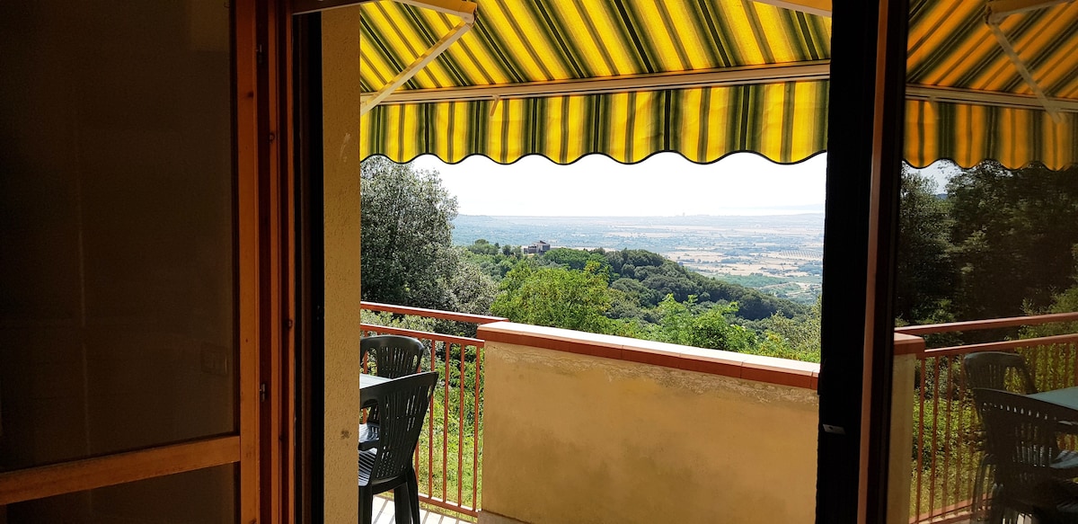 Appartamento panoramico in Toscana - Gavorrano