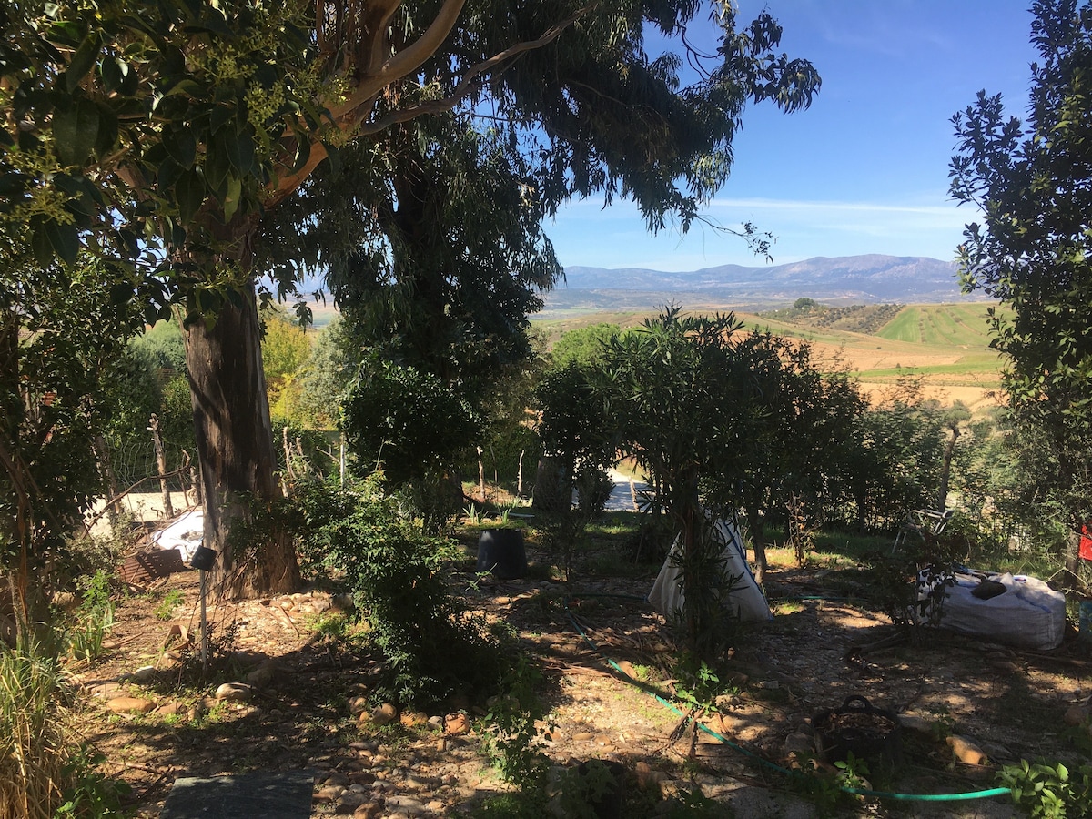 Casita campo, vistas a la sierra