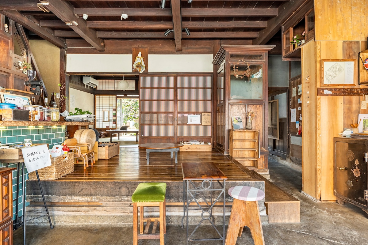 小江戸川越民宿"小茶桌"(Chabudai) /入住100余年的古民房，尽享街景 / 独立房间 和式