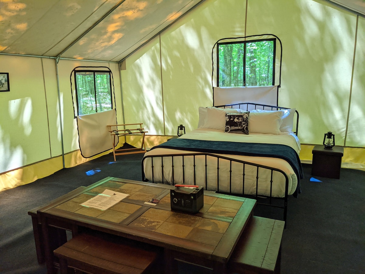 包括高级度假村便利设施！豪华帐篷# 10