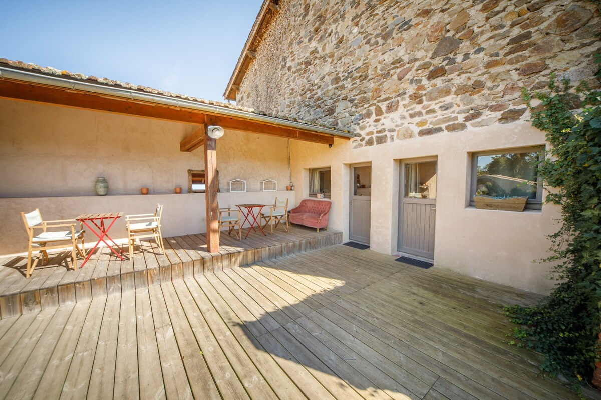 Chambre confortable et cosy au bord de la rivière