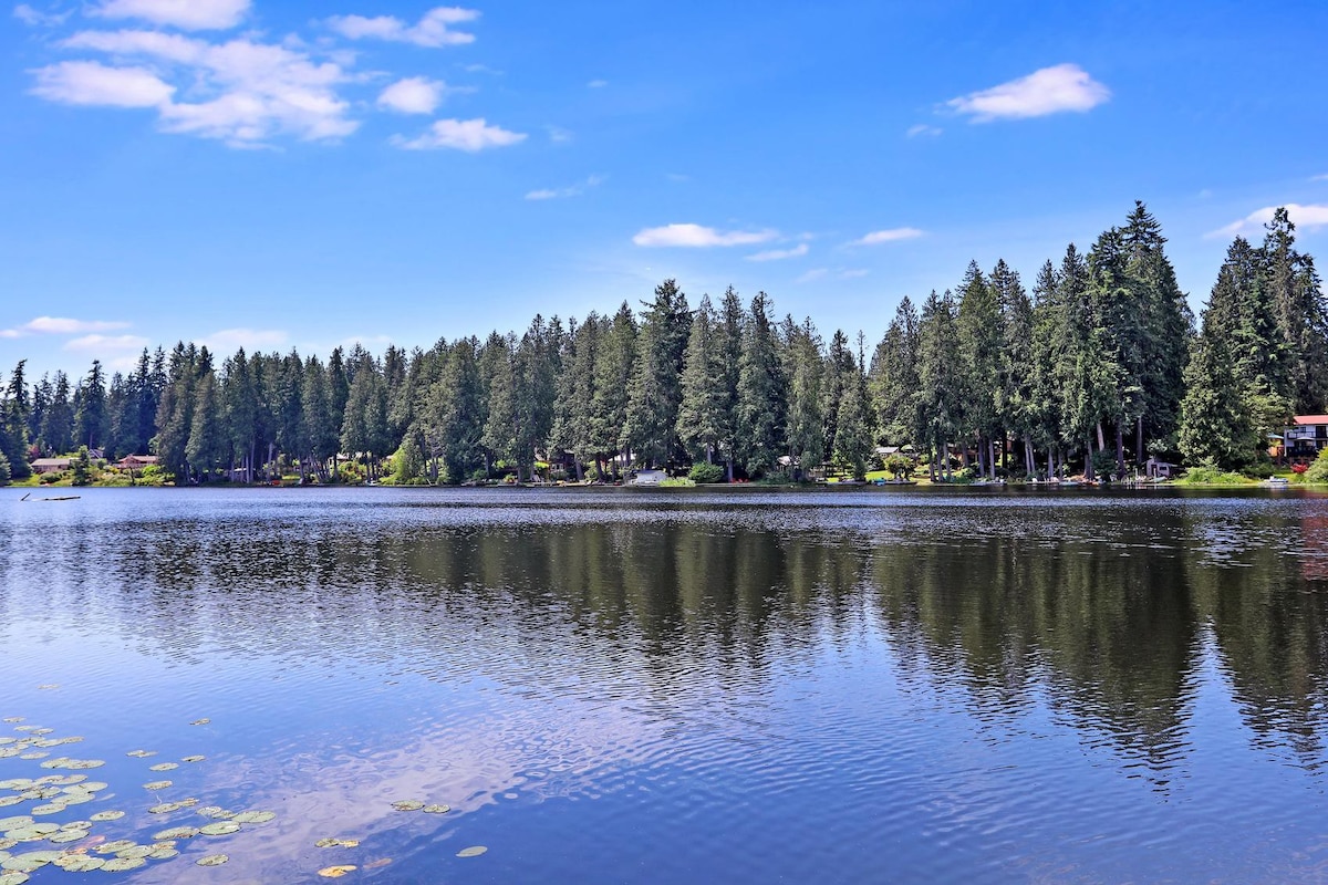 Lakefront private camp site