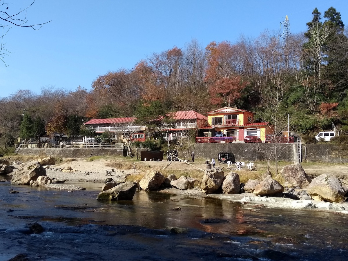 温泉！ ！秋京都♨️市鴻の巣温泉-新湯度假胜地和营地