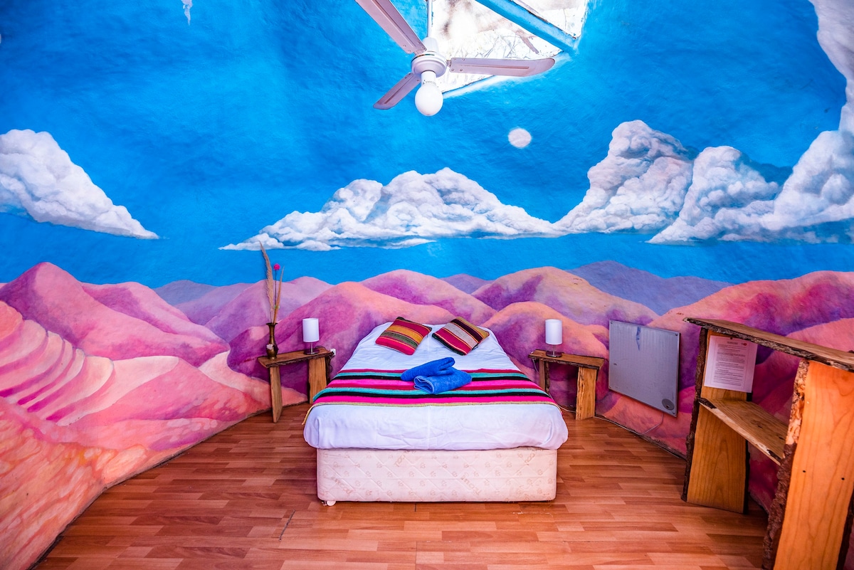 Habitacion doble en domo Quechua