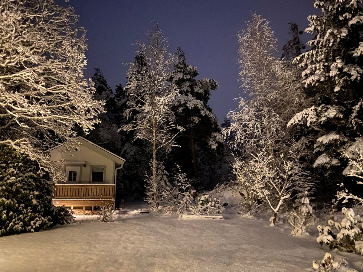 Tjörn西部风景区小屋