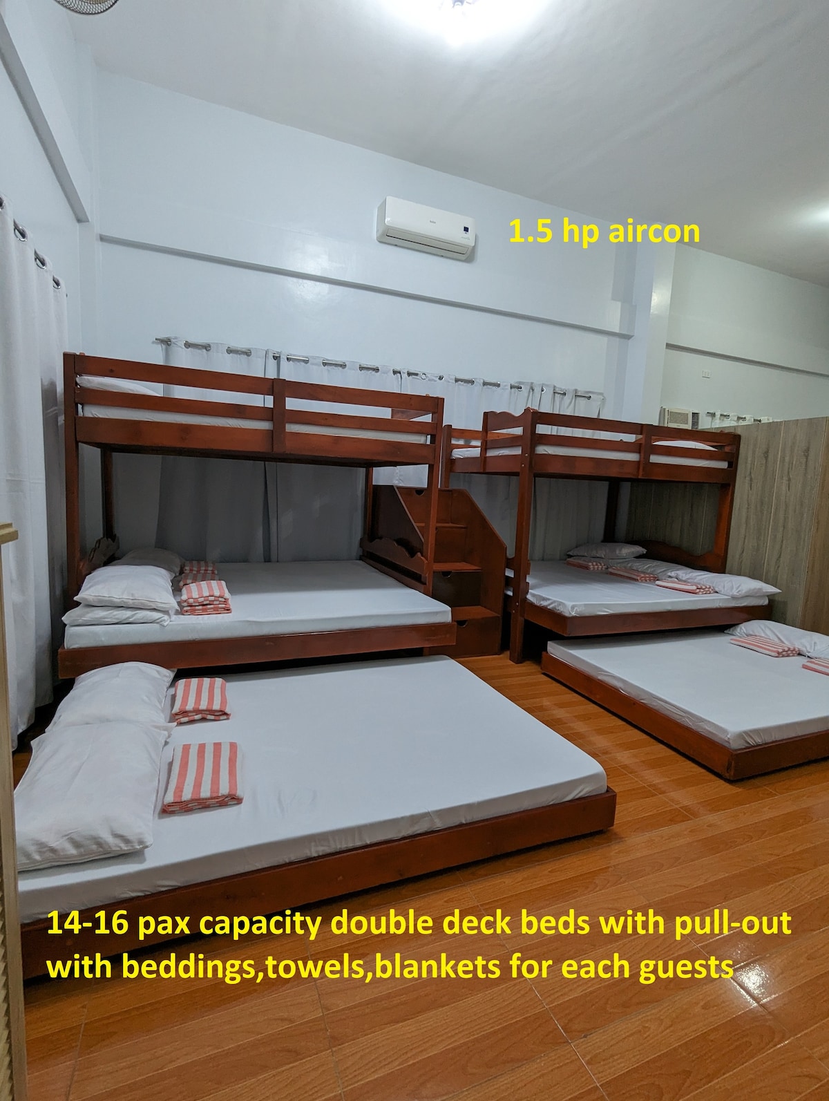 Rcs 14 to 16 Person Aircon Room for Family/Barkada