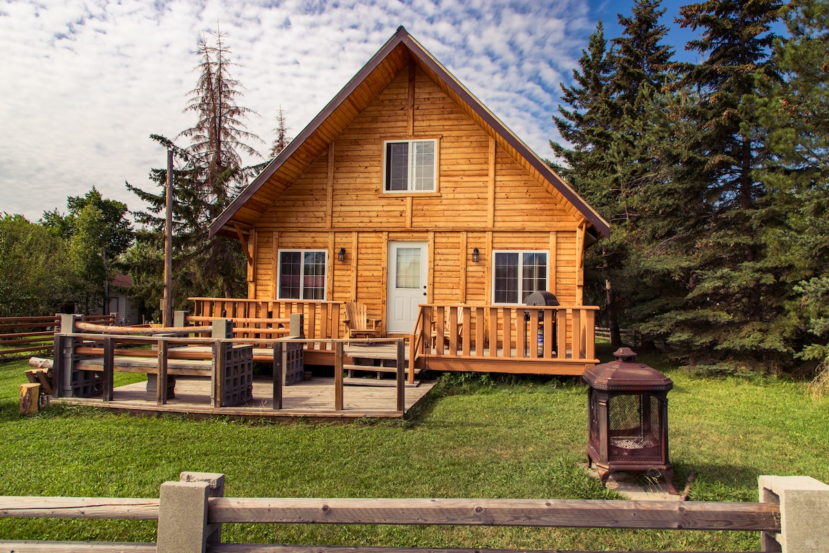 Lac La Nonne舒适小木屋住宿体验