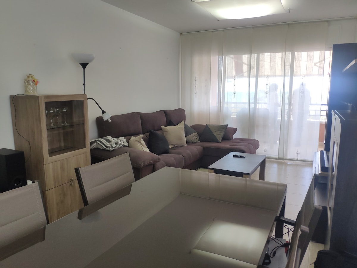 Beachfront apartment near Barcelona