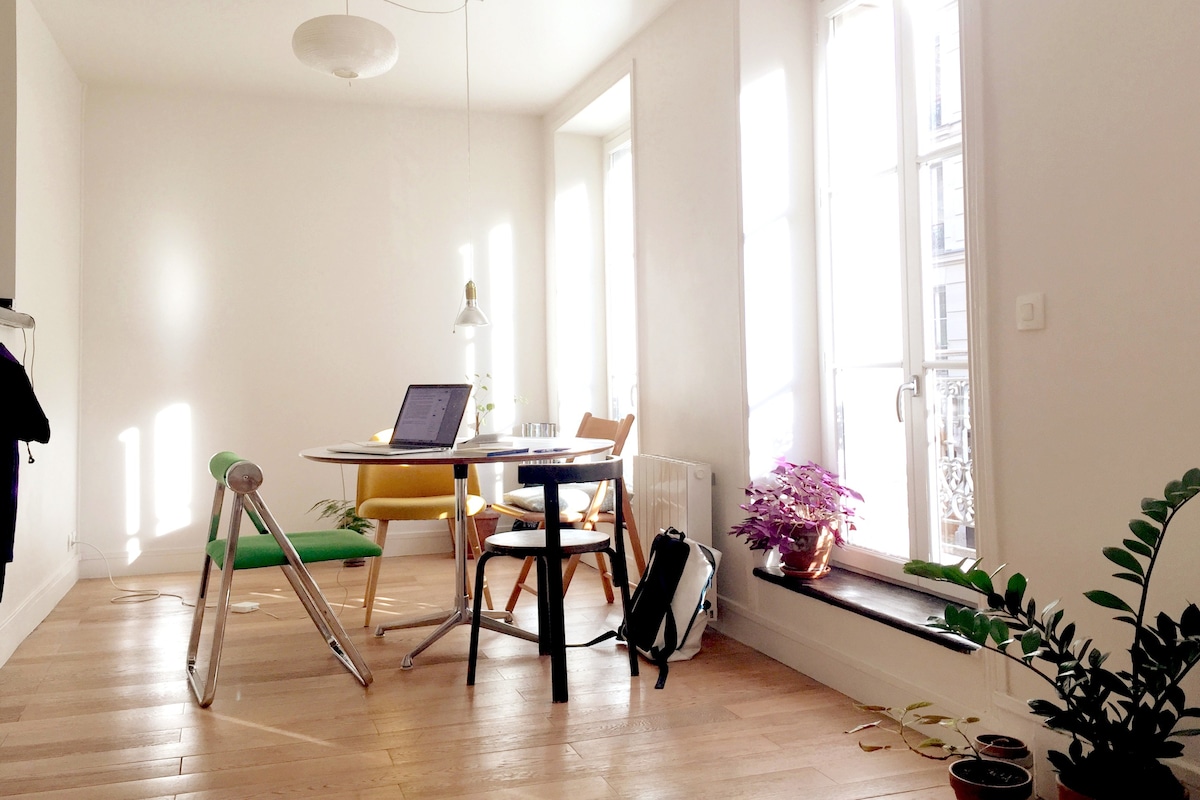 ☘︎整套公寓，位于巴黎市中心的宁静区域