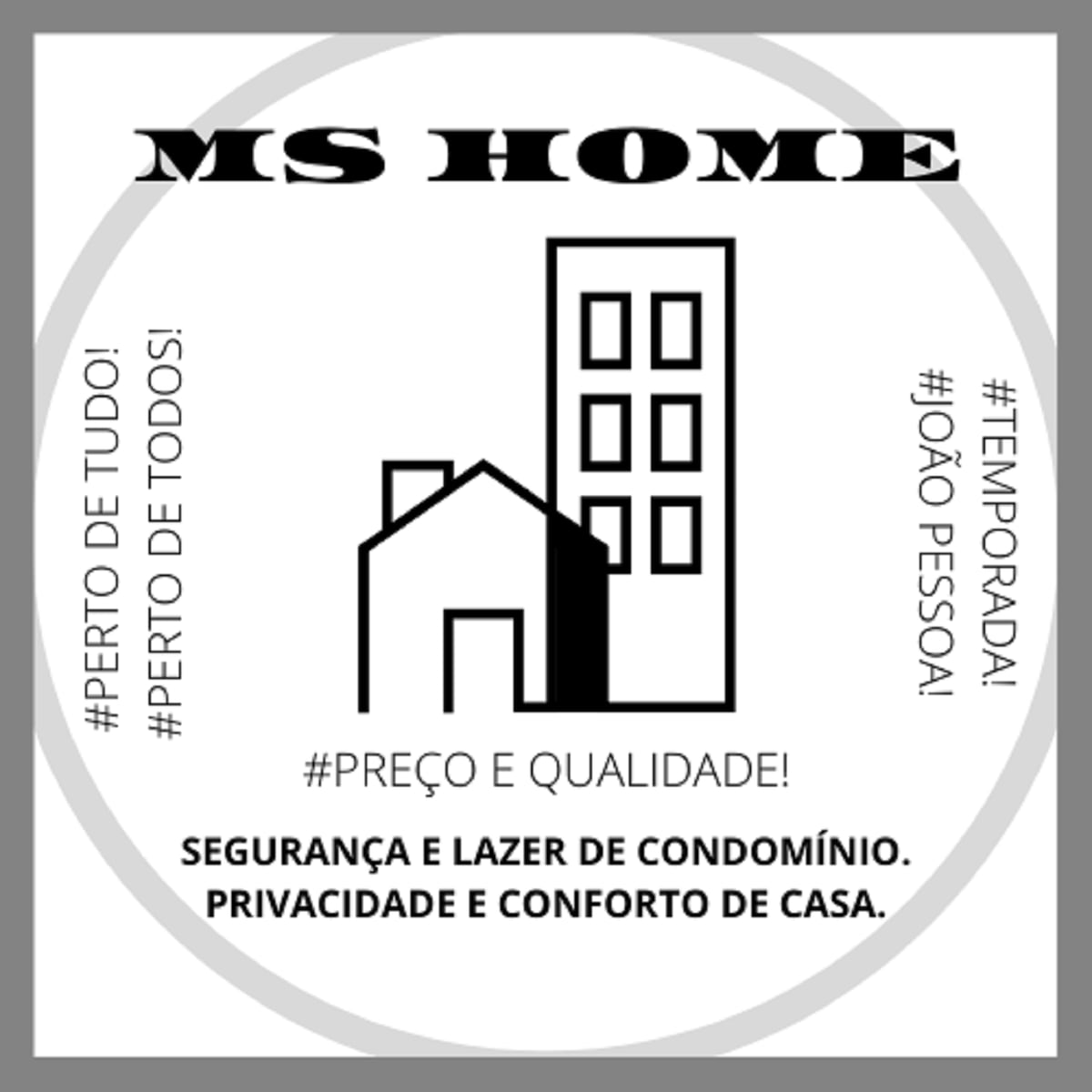 MS HOME -带阳台和家具的一楼公寓
