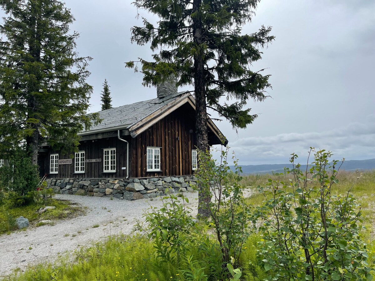 Grindastugu cabin next to Liatoppen ski centre