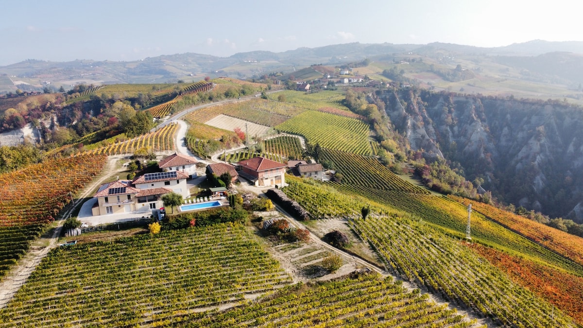 特雷里索别墅，可俯瞰朗格（ Langhe ）的全景