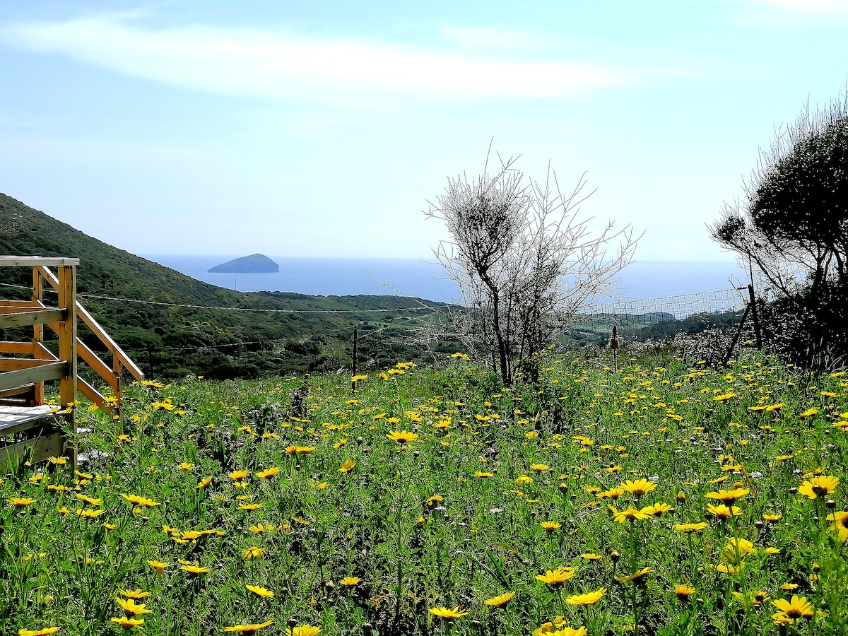 Villetta confortevole a Sant'Antioco, vista mare