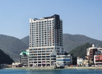 海景34平方米棕色公寓德波海滩（ Deokpo 
Beach ）