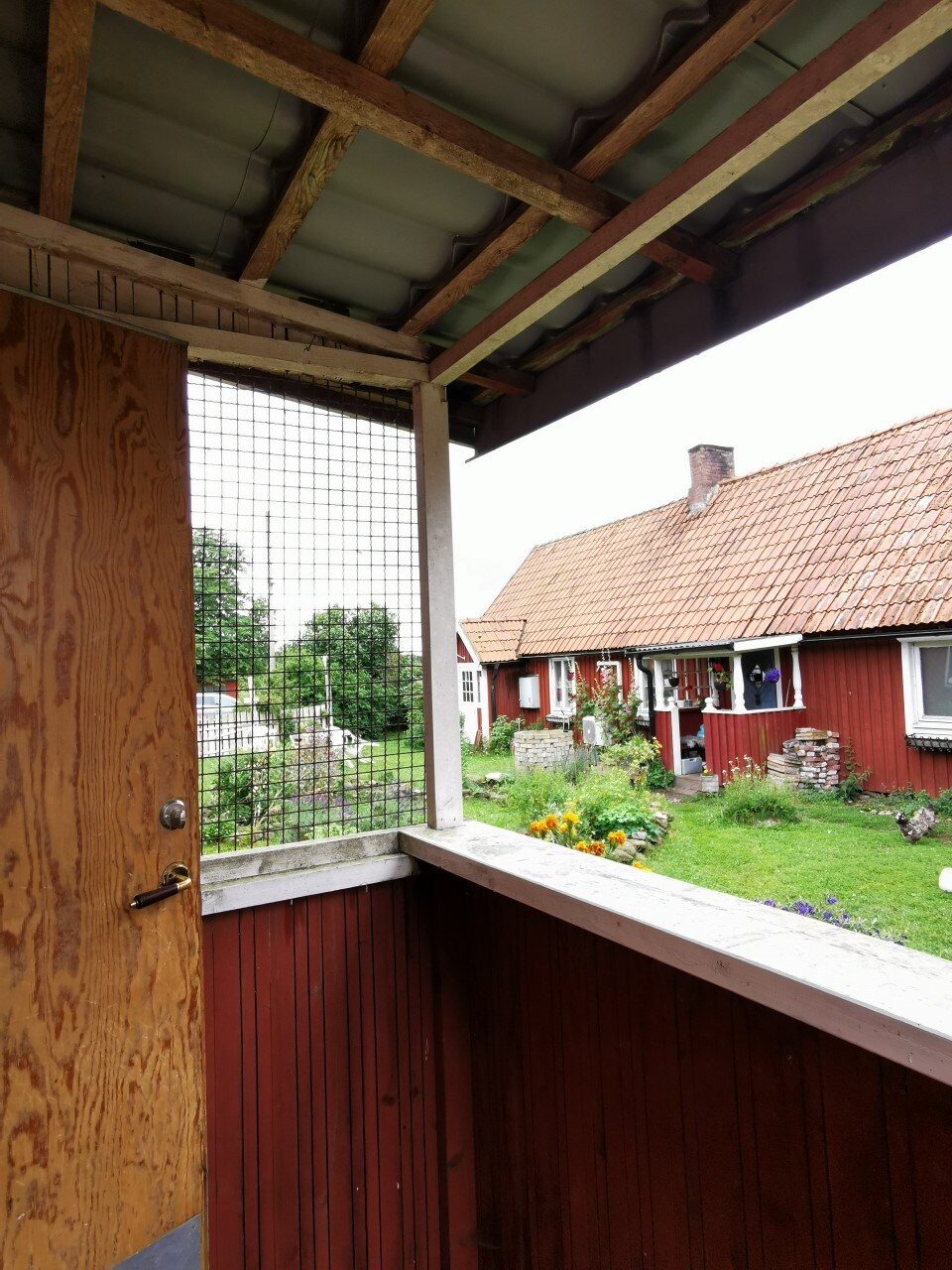 位于斯科讷（ Skåne ）中心农场的乡村小屋（双人床）房间