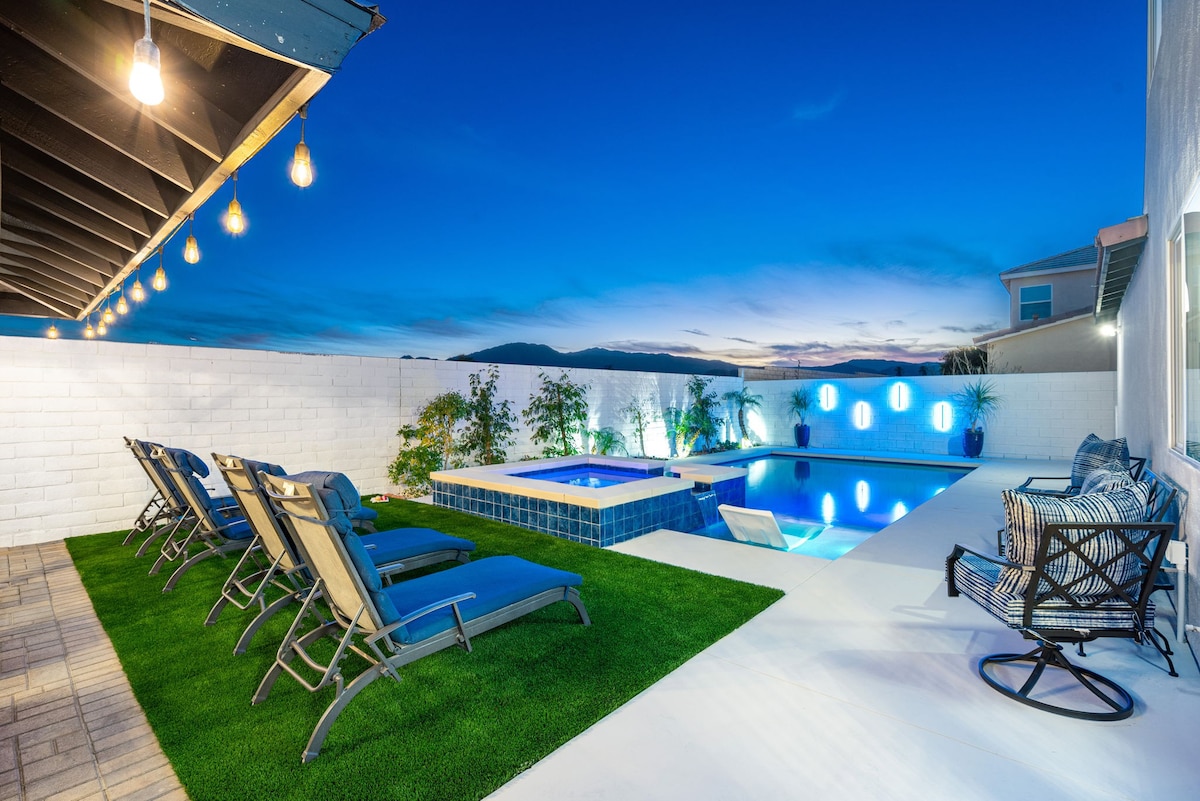 Mediterranean Villa w/ EPIC GAME ROOM, Pool & Spa