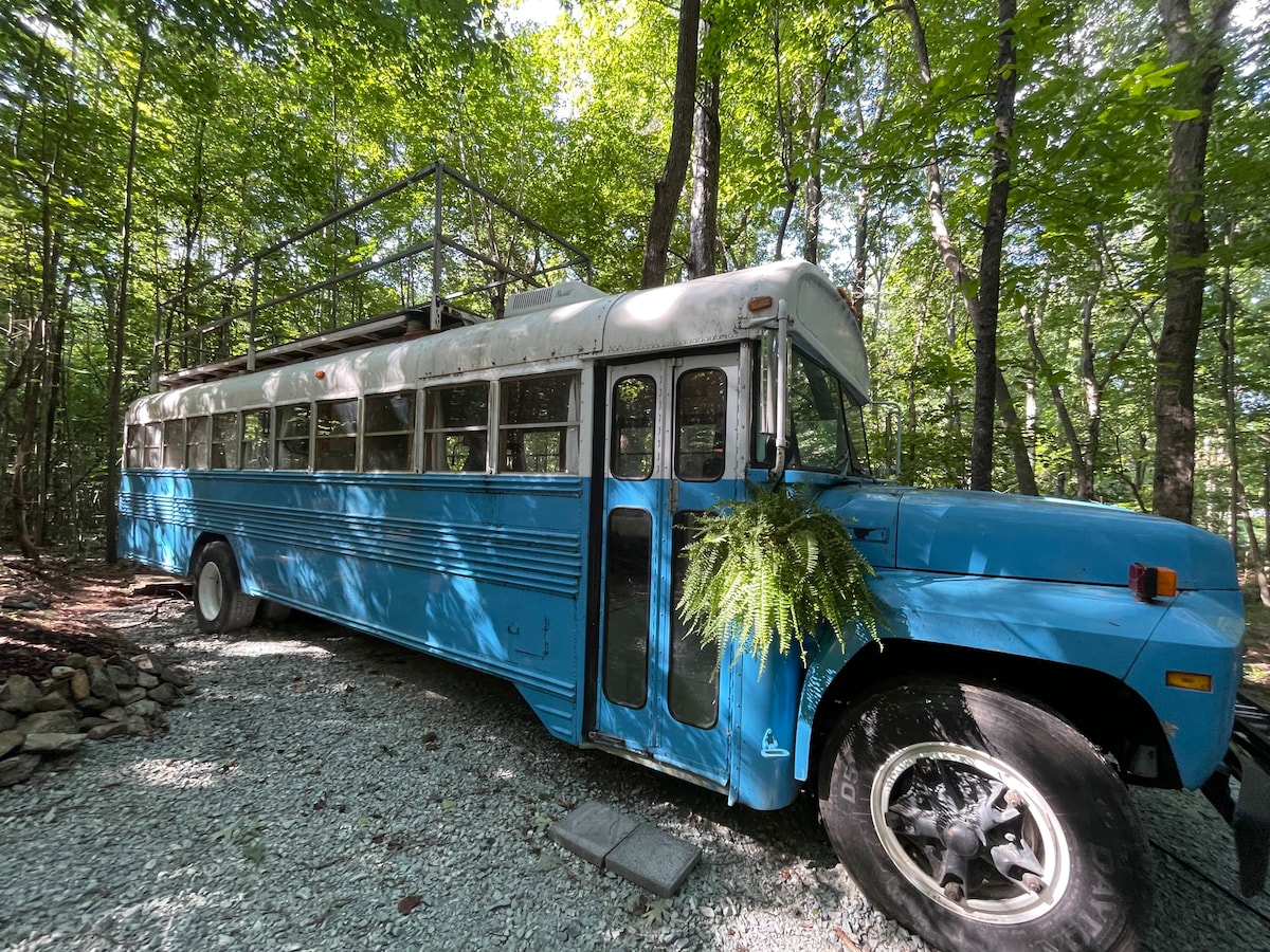 Cozy School Bus Getaway - 15 minutes to Duke!