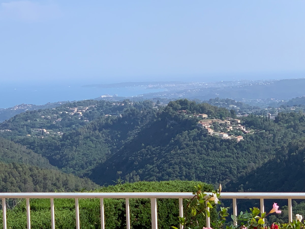 Villa Zen panoramic view over sea