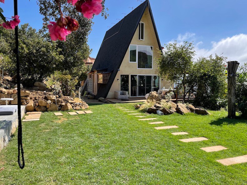 Amazing A frame house on Malibu hill, Solstice Cyn