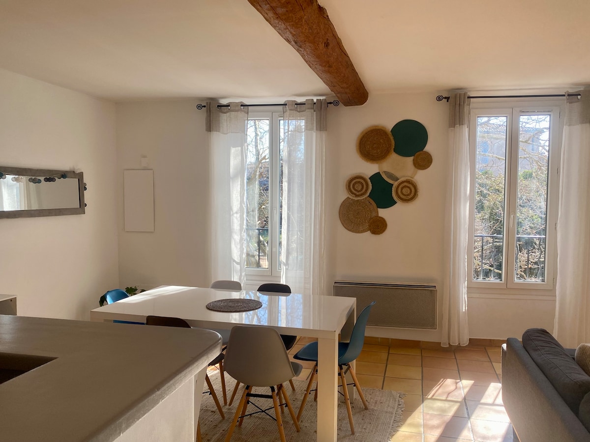 Charmant appartement dans mas provençal