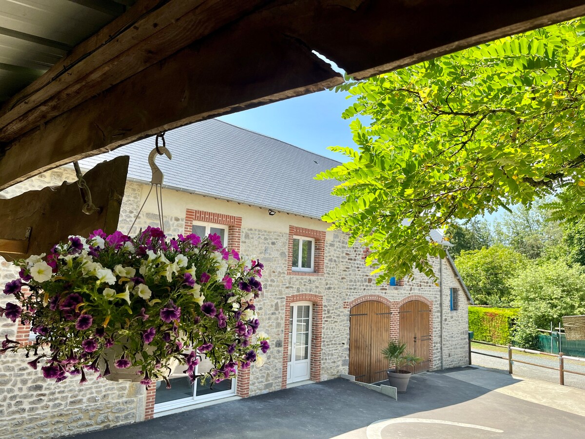 Appartement La Cavalerie de Montchaton spa jacuzzi