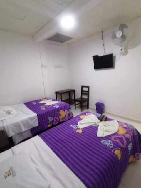 Habitación con 2 camas - Hotel Central Mocoa