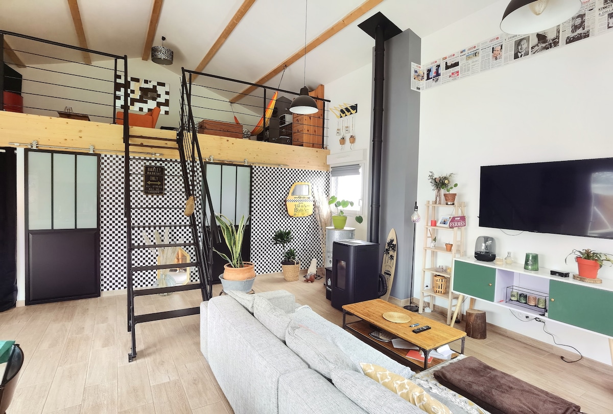 Loft ，大自然环绕。