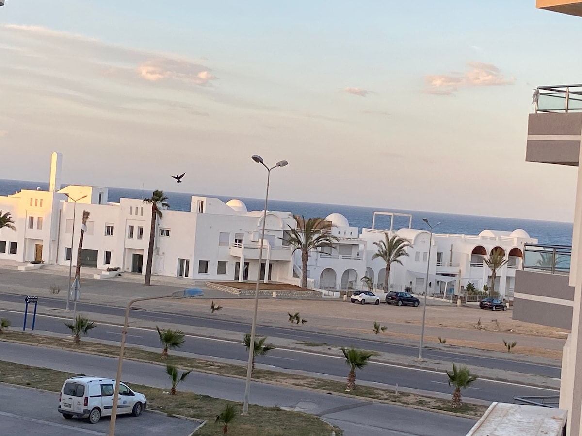 Omnya Azur Corniche Baie de Hergla 2pièces vue mer