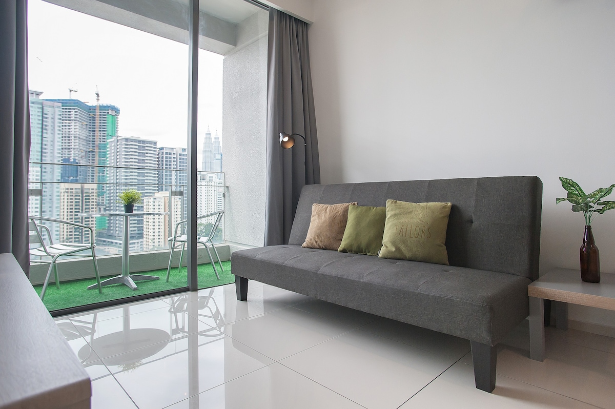 W6 The Robertson 1B1R Bukit Bintang KL （阳台）