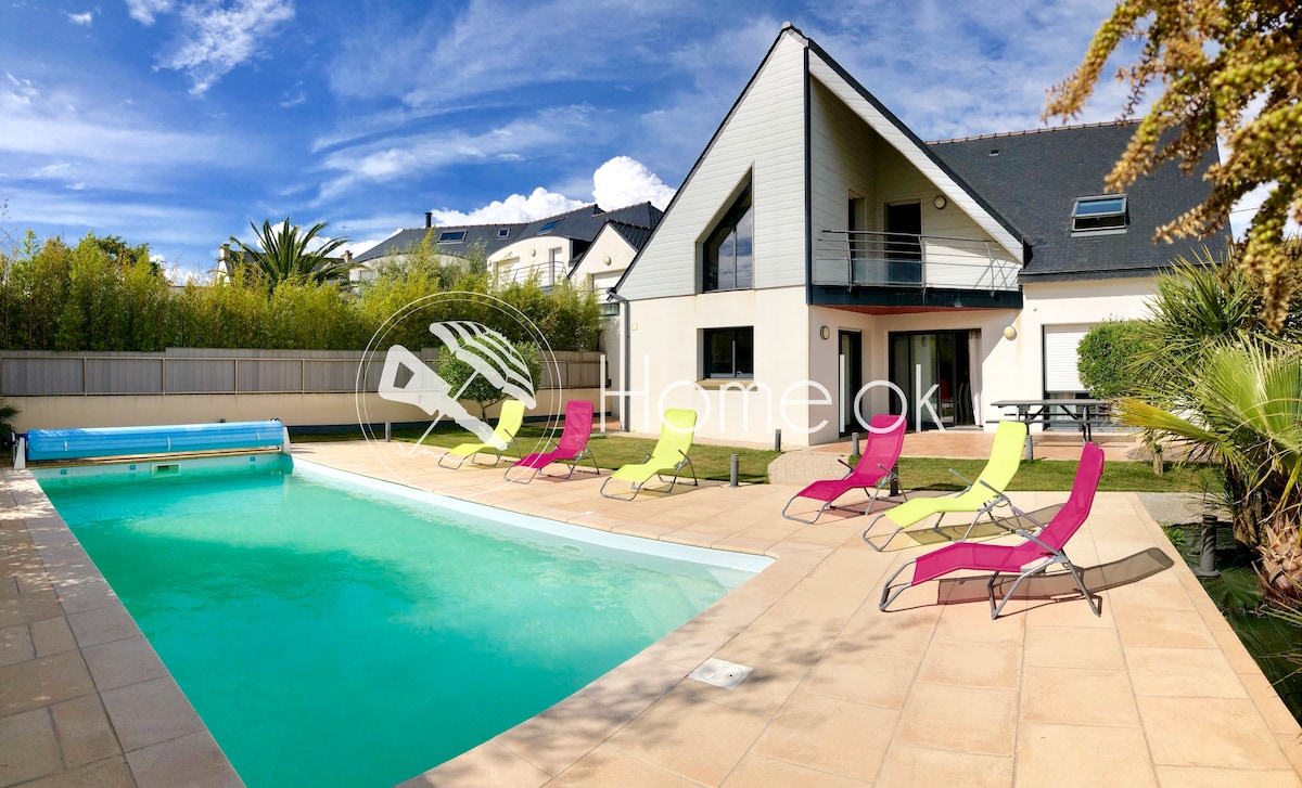 Magnifique Villa de standing–Piscine– Plage à pied