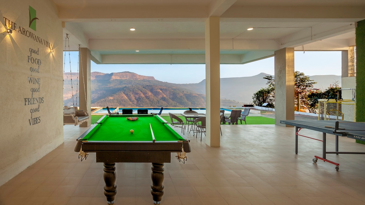 4 BHK Cliffside Villa with Chef and Pool, Lonavala