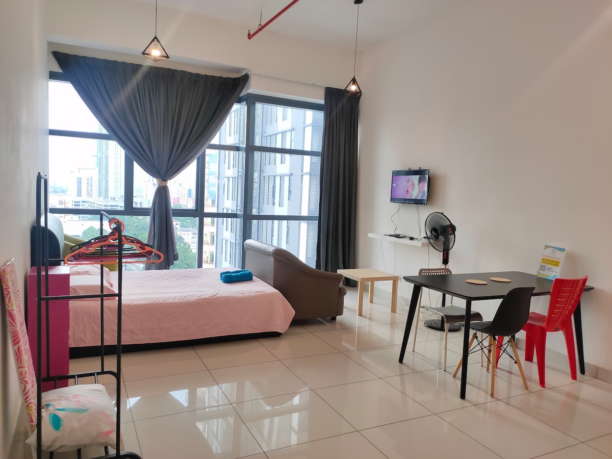 吉隆坡城中城NetfliX无线网络格伦伊格尔简易单间公寓
