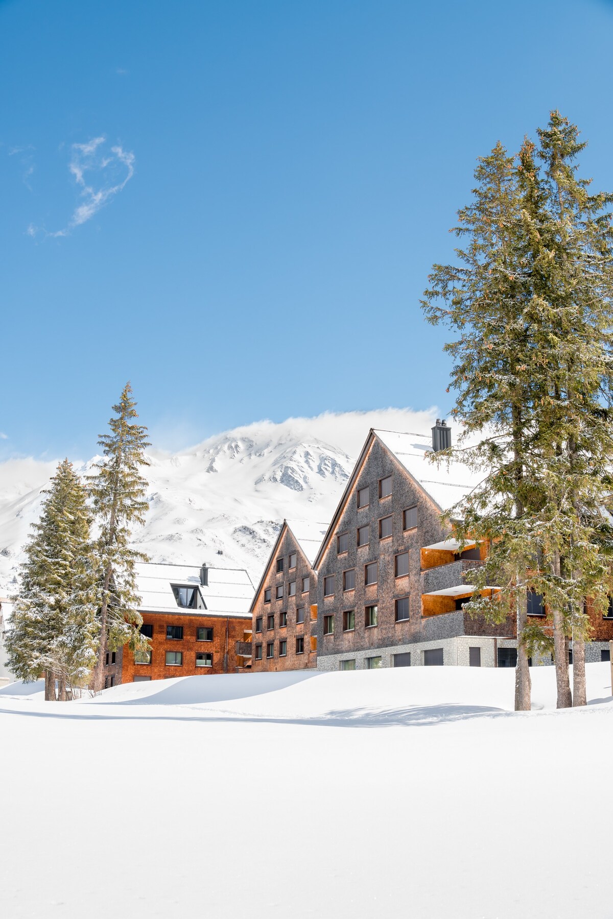 瑞士家庭度假木屋滑雪出入住宿！