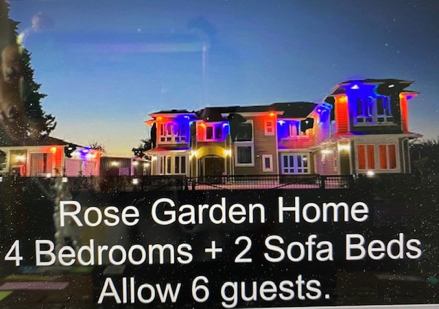 玫瑰花园/4间卧室+2张沙发床