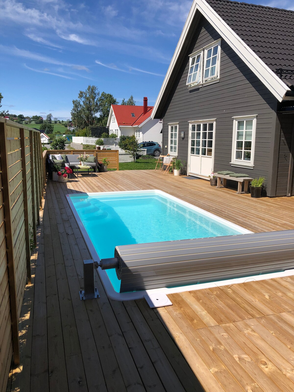 Trivelig villa med svømmebasseng