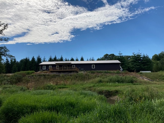 Silver Creek Home, deck w woods and creek setting