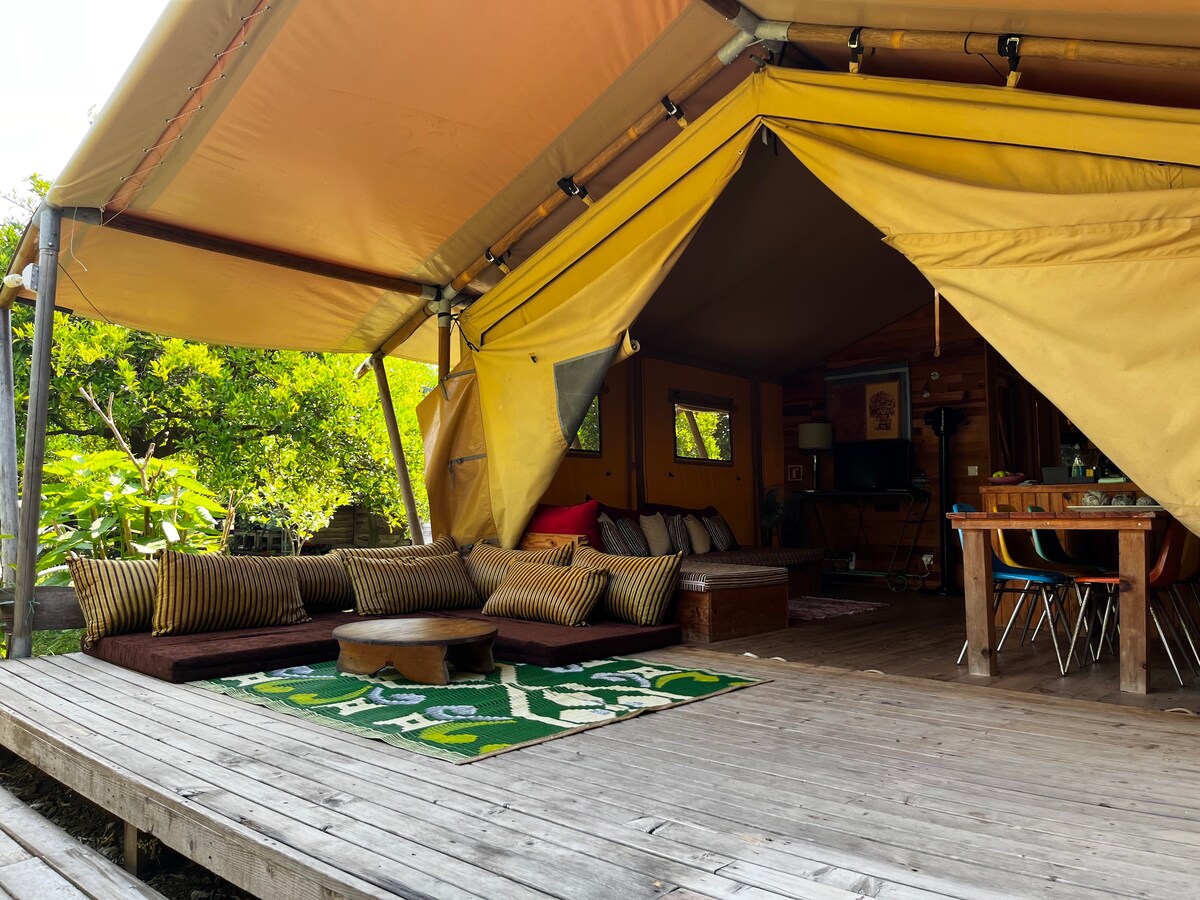 Eco Glamping in Safari tent, Campo Portakal Cirali