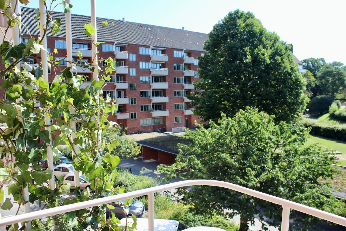 明亮通风的公寓， 2个阳台， Christianshavn