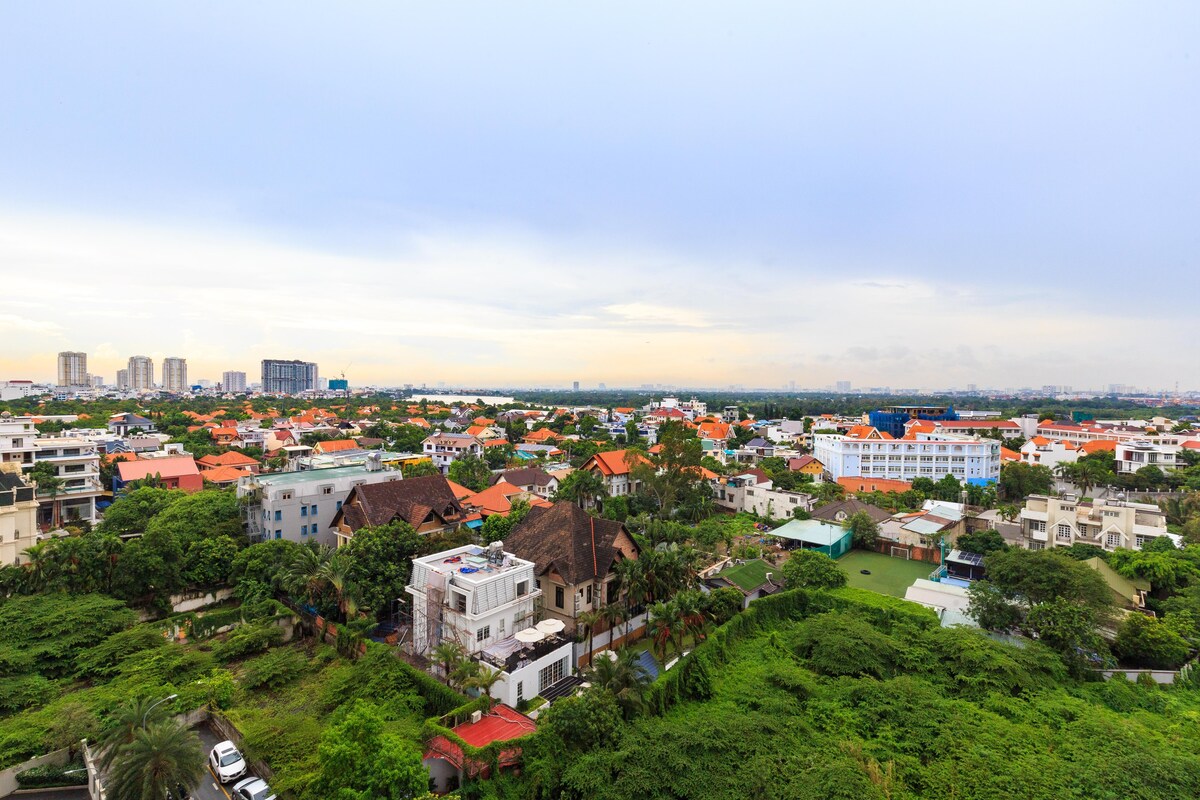 Masteri Thao Dien -凡尔赛-免费游泳池和健身房