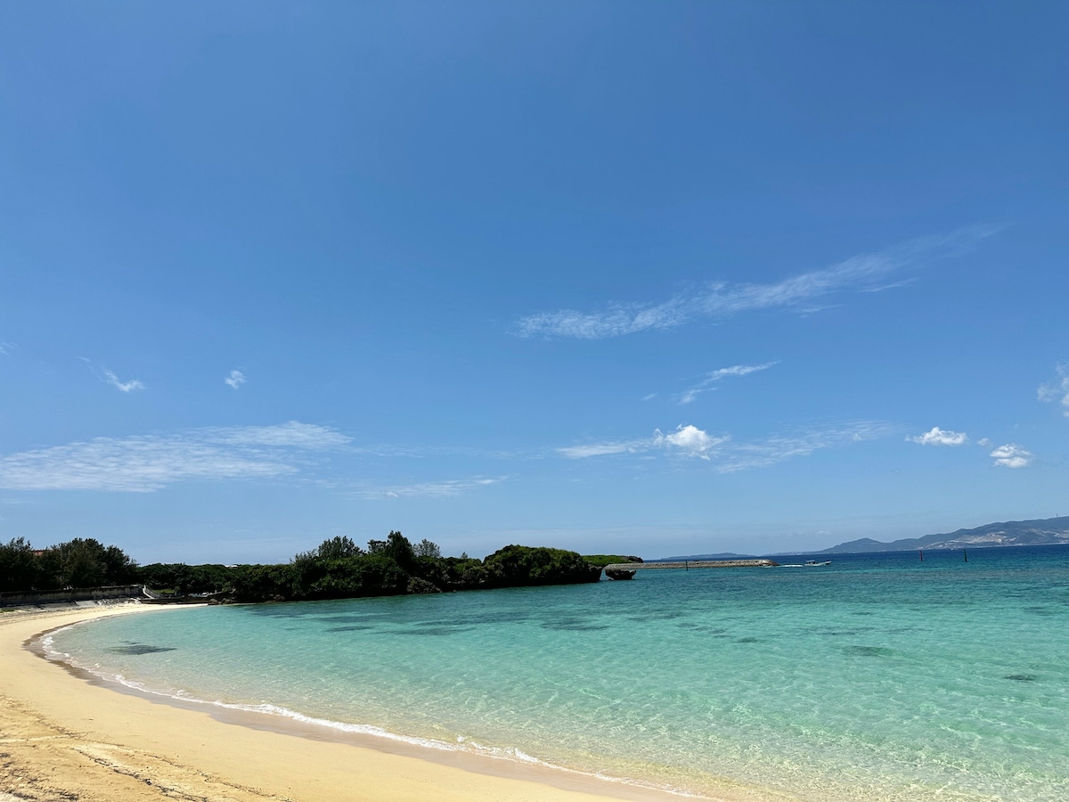 【恩纳村4C】私人游泳池附带/整套3LDK独栋房屋出租/最多可容纳13人