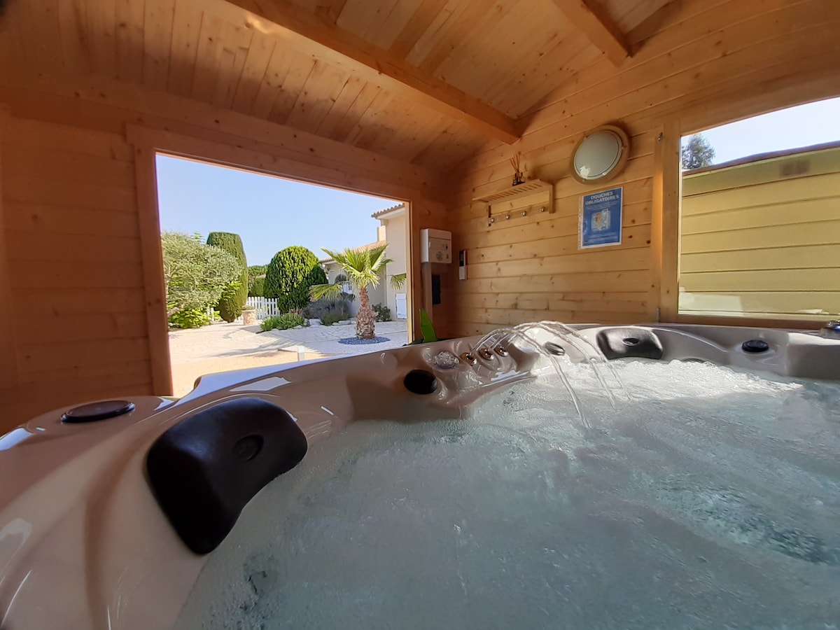 Cottage Le Caroux Pool/Spa