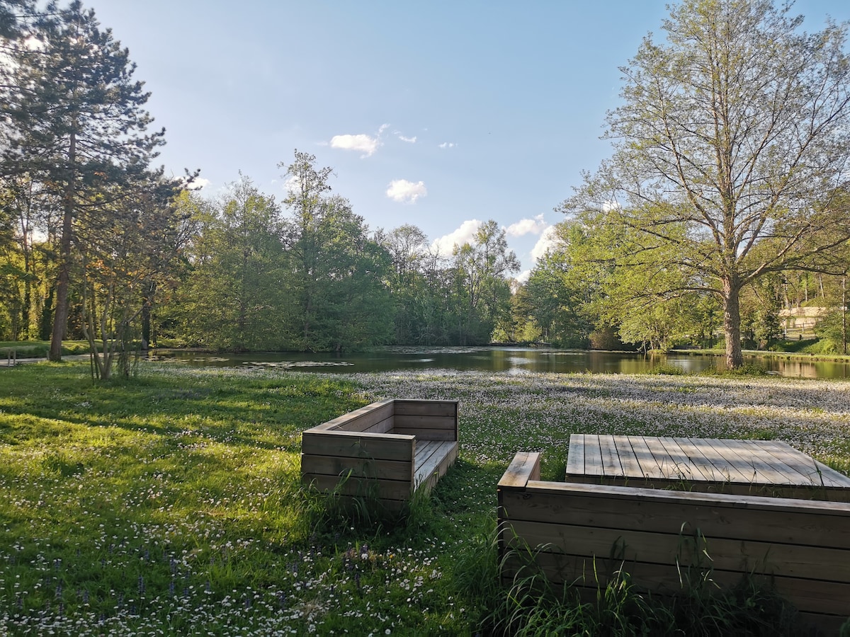 在Château en Touraine的家庭小屋