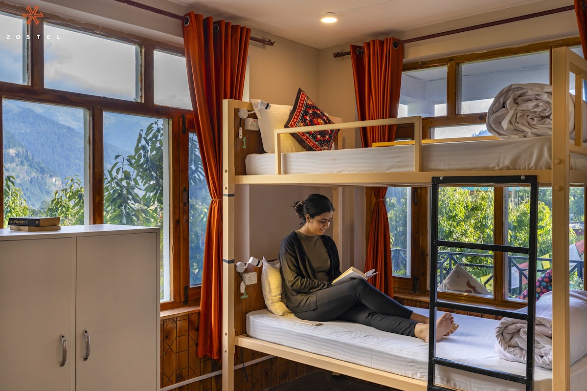 Zostel Old Manali | Bed in 6 Bed Mixed Dorm