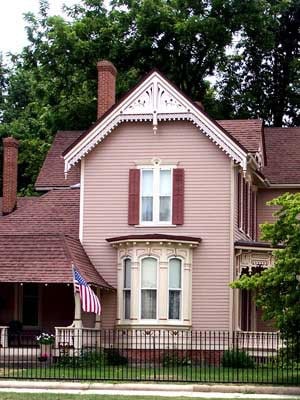 1878 Pink Italianate Clarkson W. Freeman House