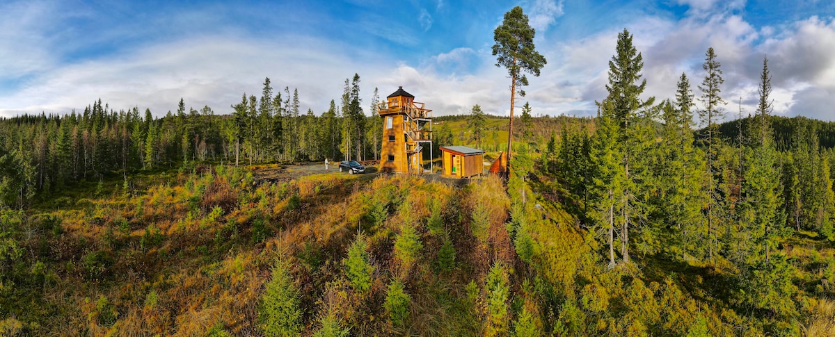 Tårnheim at Hølonda Tower in the Woods Melhus