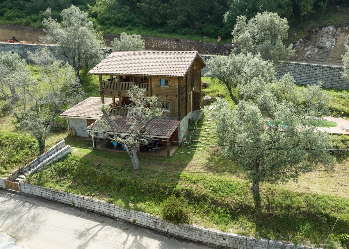 Chalet de l 'Olive grove in Olmiccia