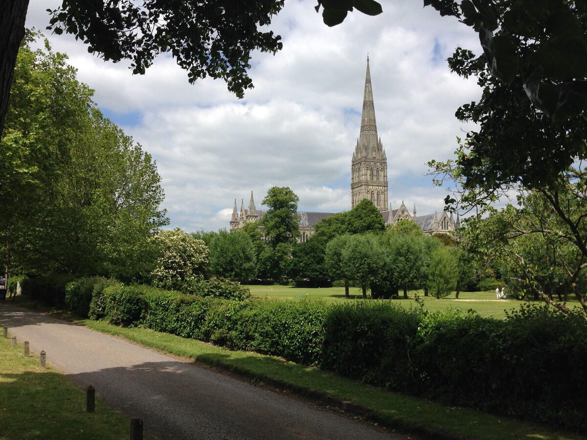 索尔兹伯里大教堂（ Salisbury Cathedral ）靠近单间公